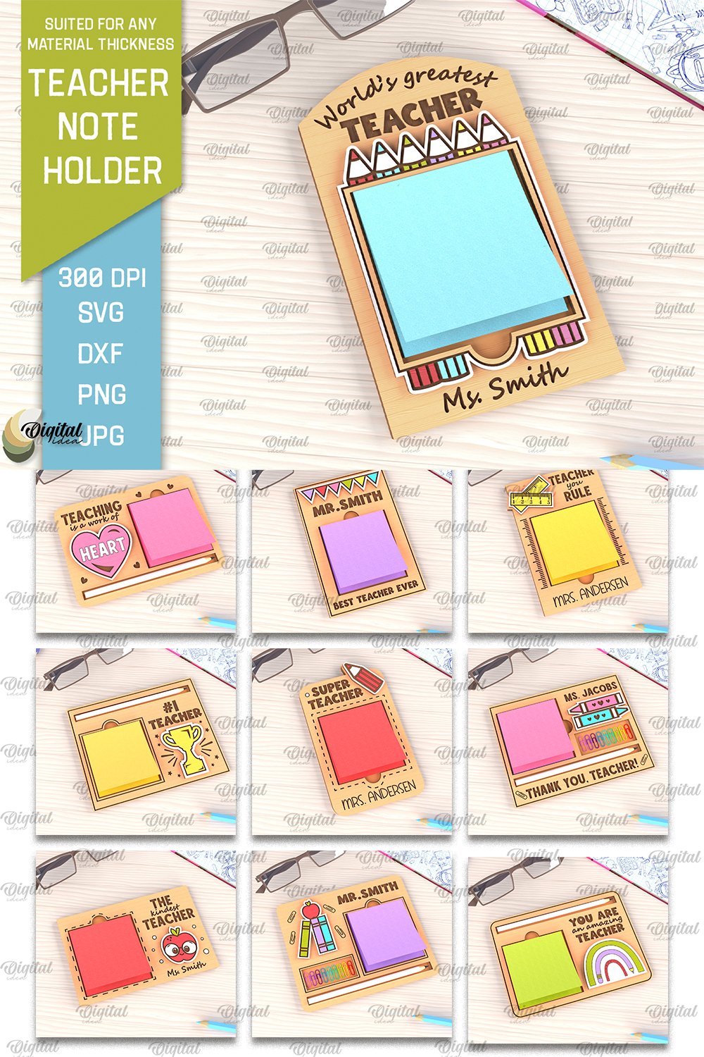 Back to School Clipart, Laser Cut, SVG Designs cover photo collage