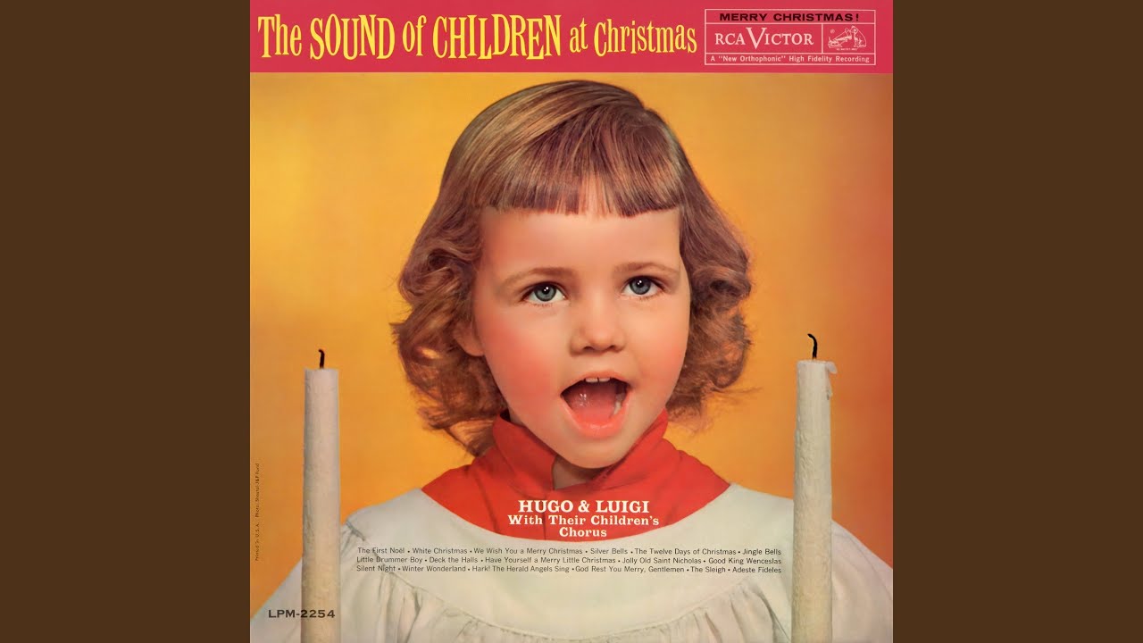 Vintage Christmas Songs - Jolly Old Saint Nicholas cover photo collage