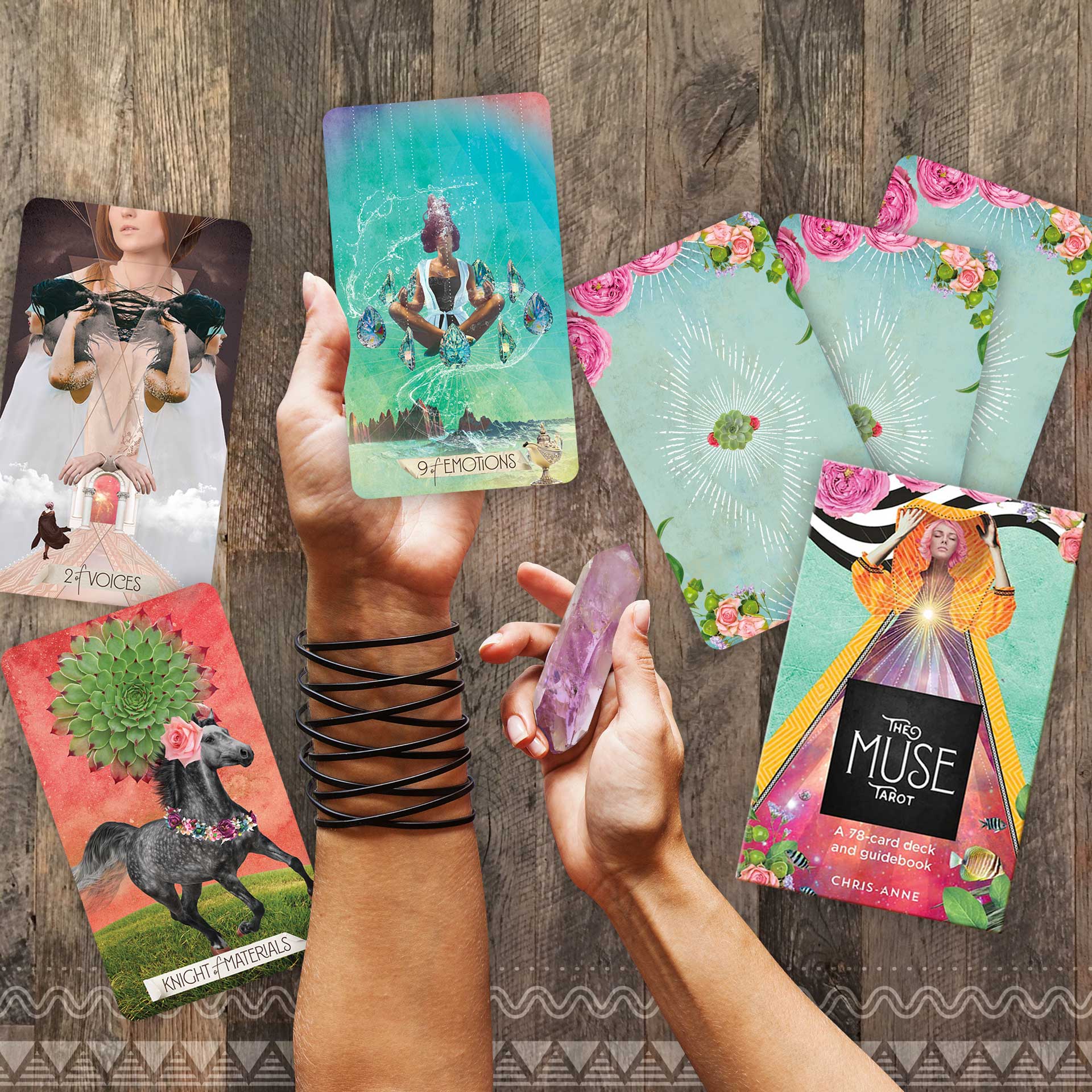 A professional tarot reader's favorite decks cover photo collage