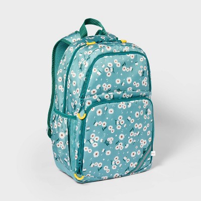 Parapluie Enfant Cat & Jack - Imprimé Fleurs - Bleu Marine - Taille M - Neuf Avec étiquettes