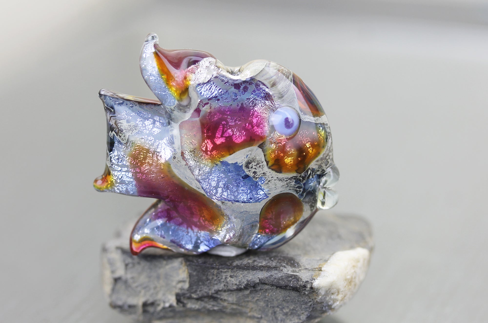 Handcrafted Coastal aesthetic lampwork glass beads & jewelry findings by Anne Londez cover photo collage