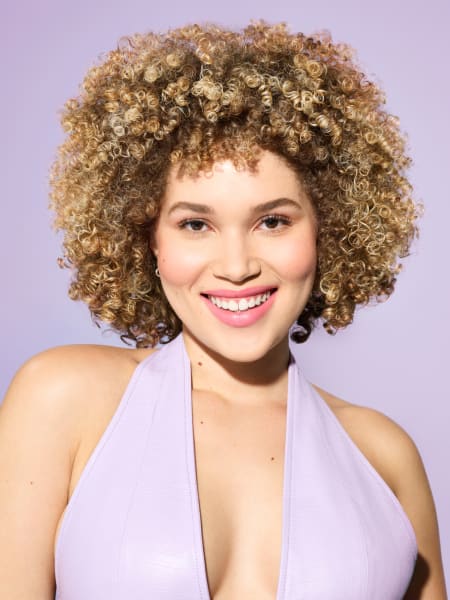 The perfect curly hair routine! cover photo collage