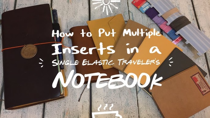 DIY Travelers Notebook cover photo collage