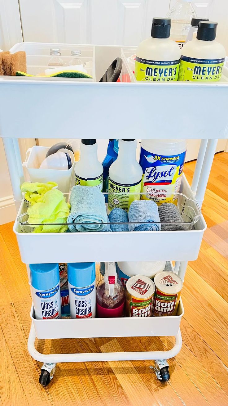 stfu i'm cleaning (what's in my cleaning cart) cover photo collage