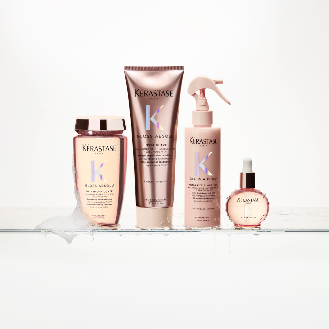 shiny hair must haves cover photo collage