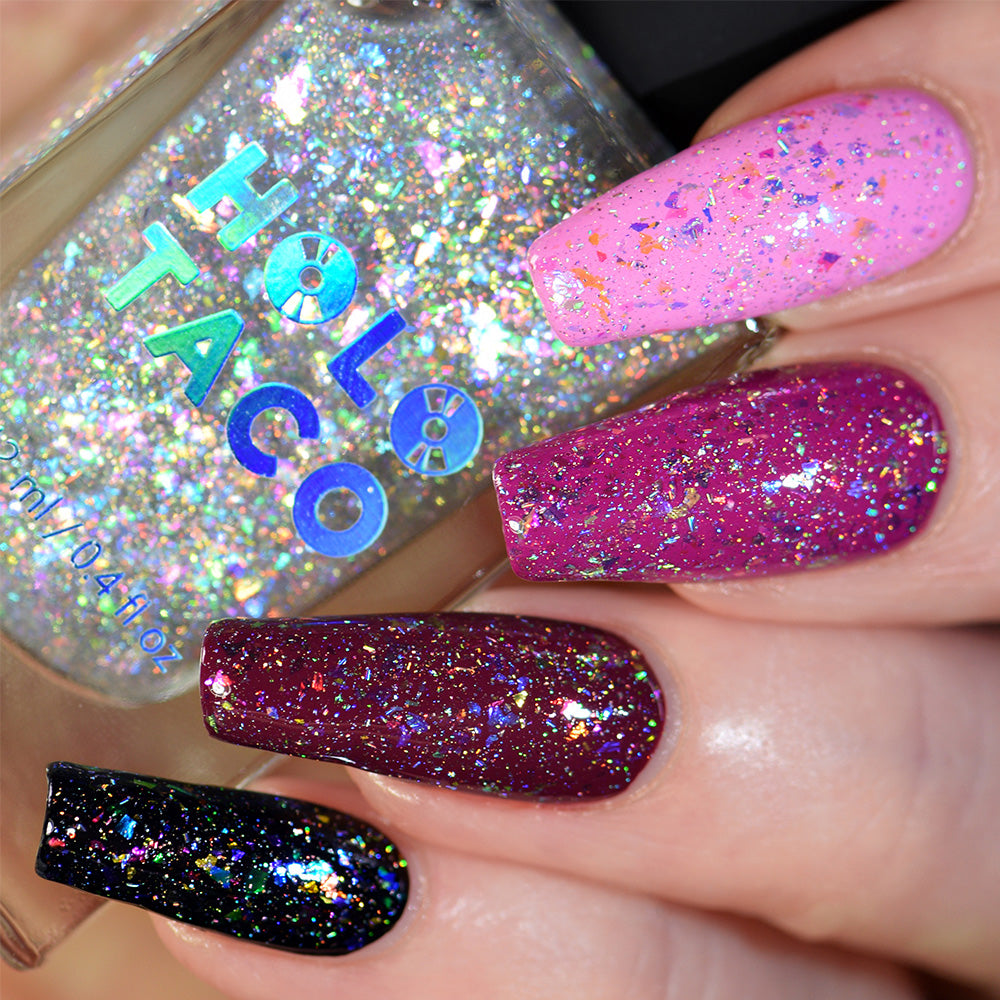 Holo Taco: The Ultimate Nail Lacquer cover photo collage