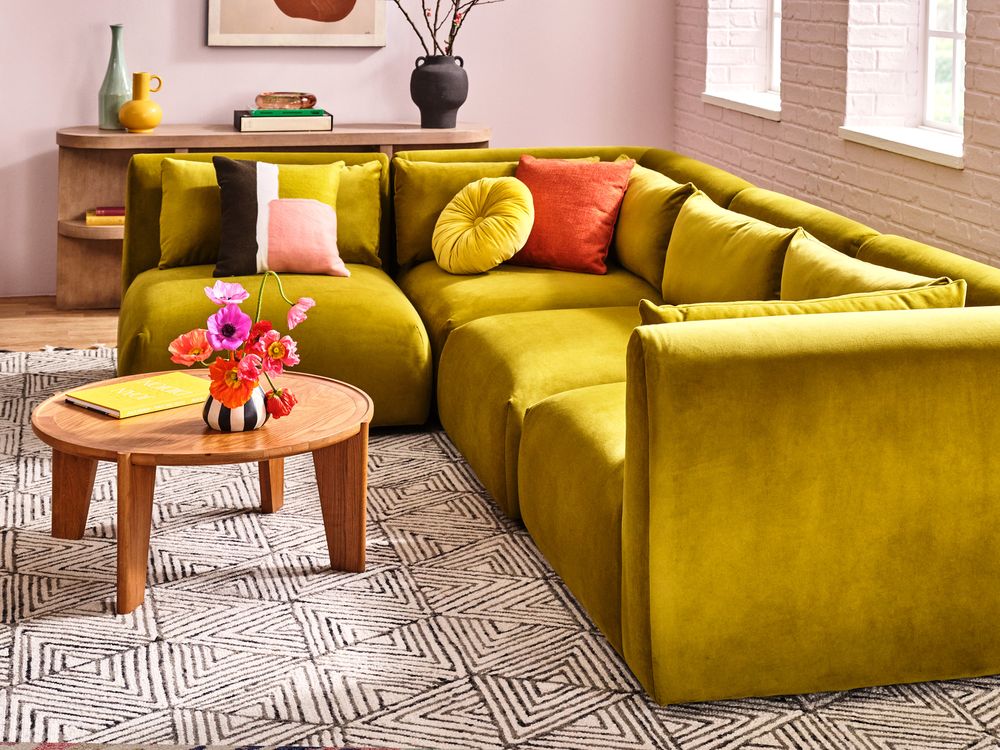 Cozy boho living room cover photo collage