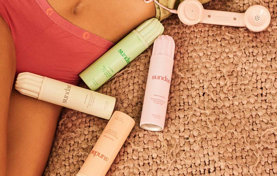 skincare and body care cover photo collage