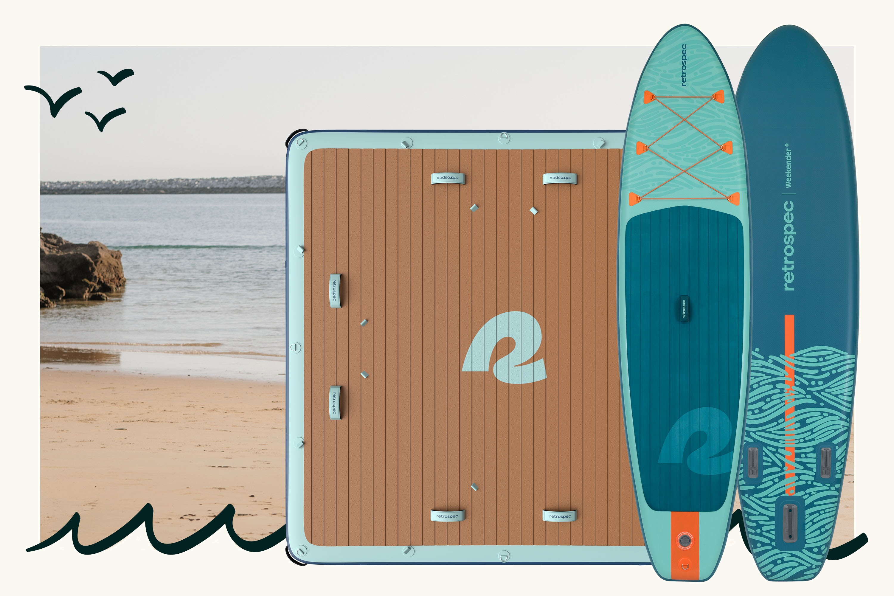 SUP MUST HAVES🏄🏼‍♀️🔆🤘🏻 cover photo collage