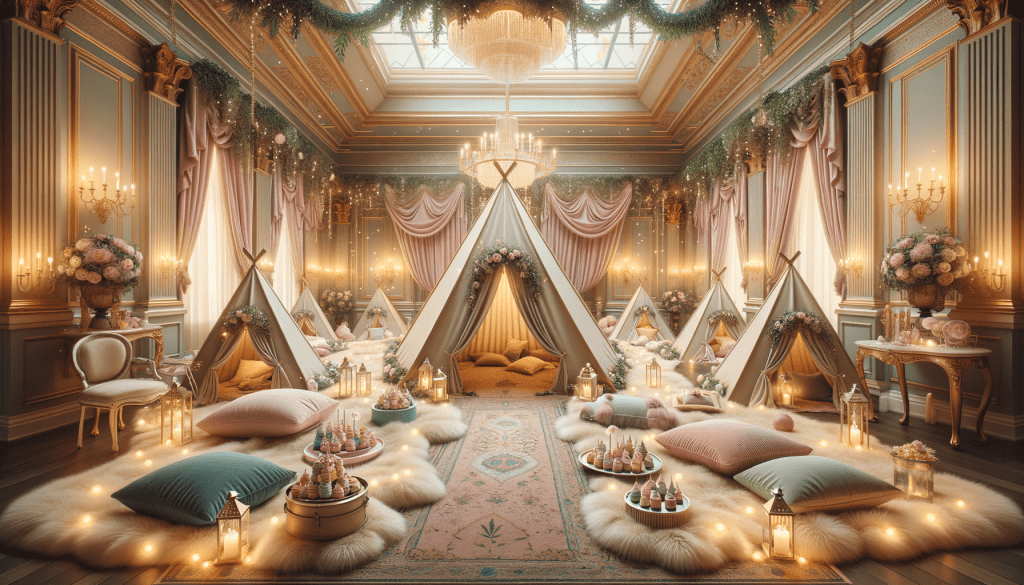 Luxury Kids Sleep Overs Ideas for Girls cover photo collage