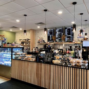 Coffee Shops I Love (MA/NH) ☕️ cover photo collage