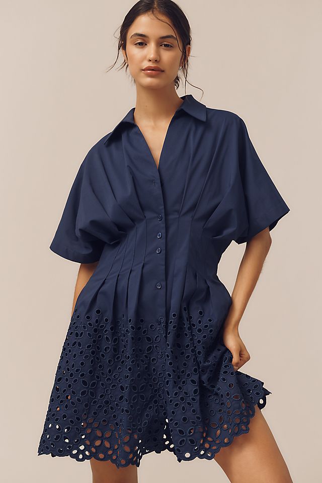 anthro pleated dress Farm Rio x Anthro Pleated Palm Dress by FARM RIO