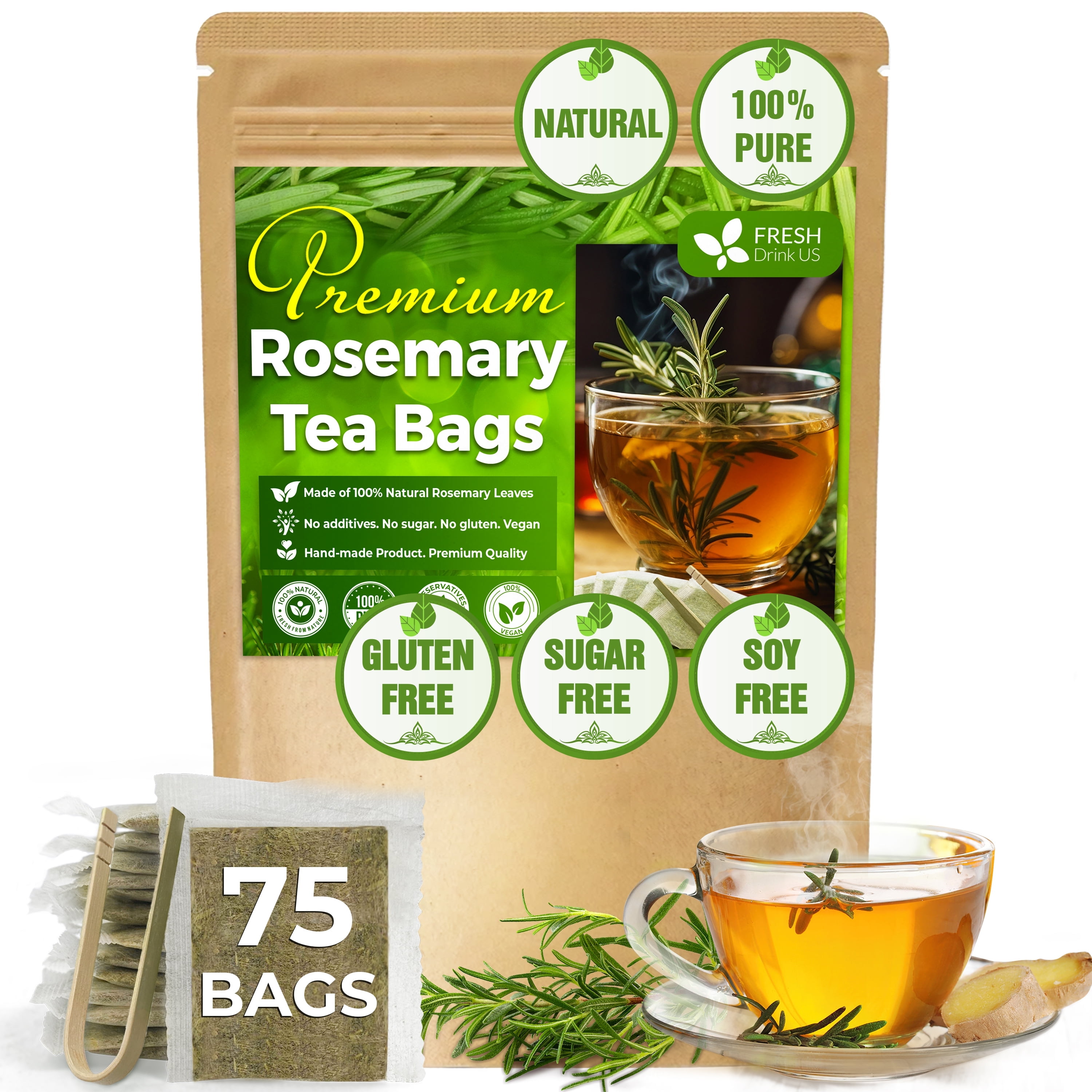 Teas that have insane health benefits for your body, mind, and hair cover photo collage