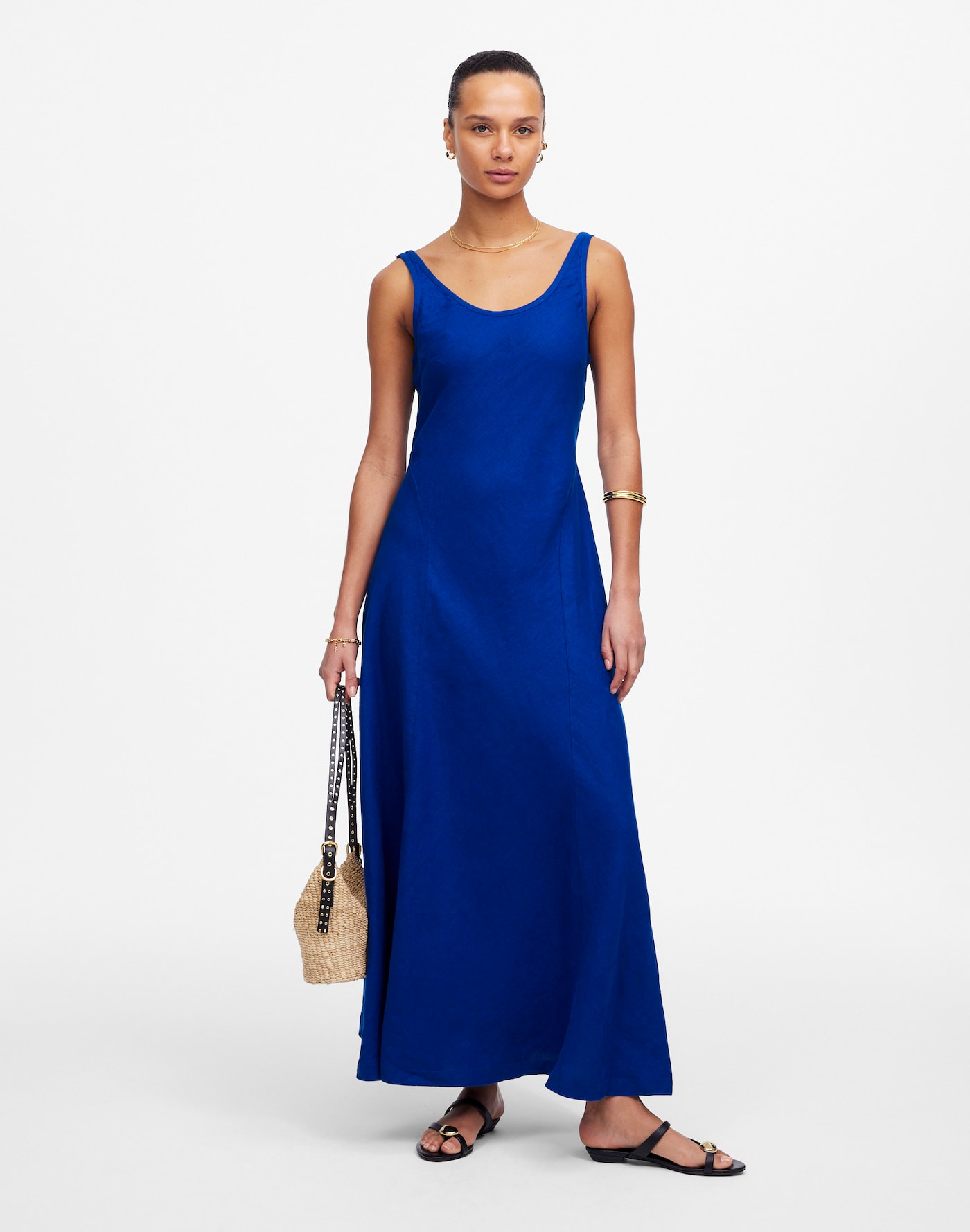 blue life summer breeze maxi dress Botanic Muse Light Blue/White / M This flowy design features slimming vertical blue and white stripes with contrasting horizontal stripes on the bottom tier Abomasnow Women's Summer Maxi Dresses