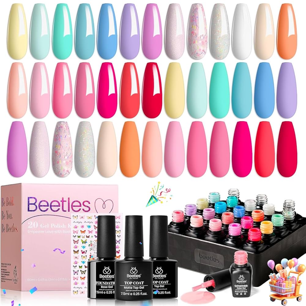 My product guide to have the BEST at home nails! cover photo collage