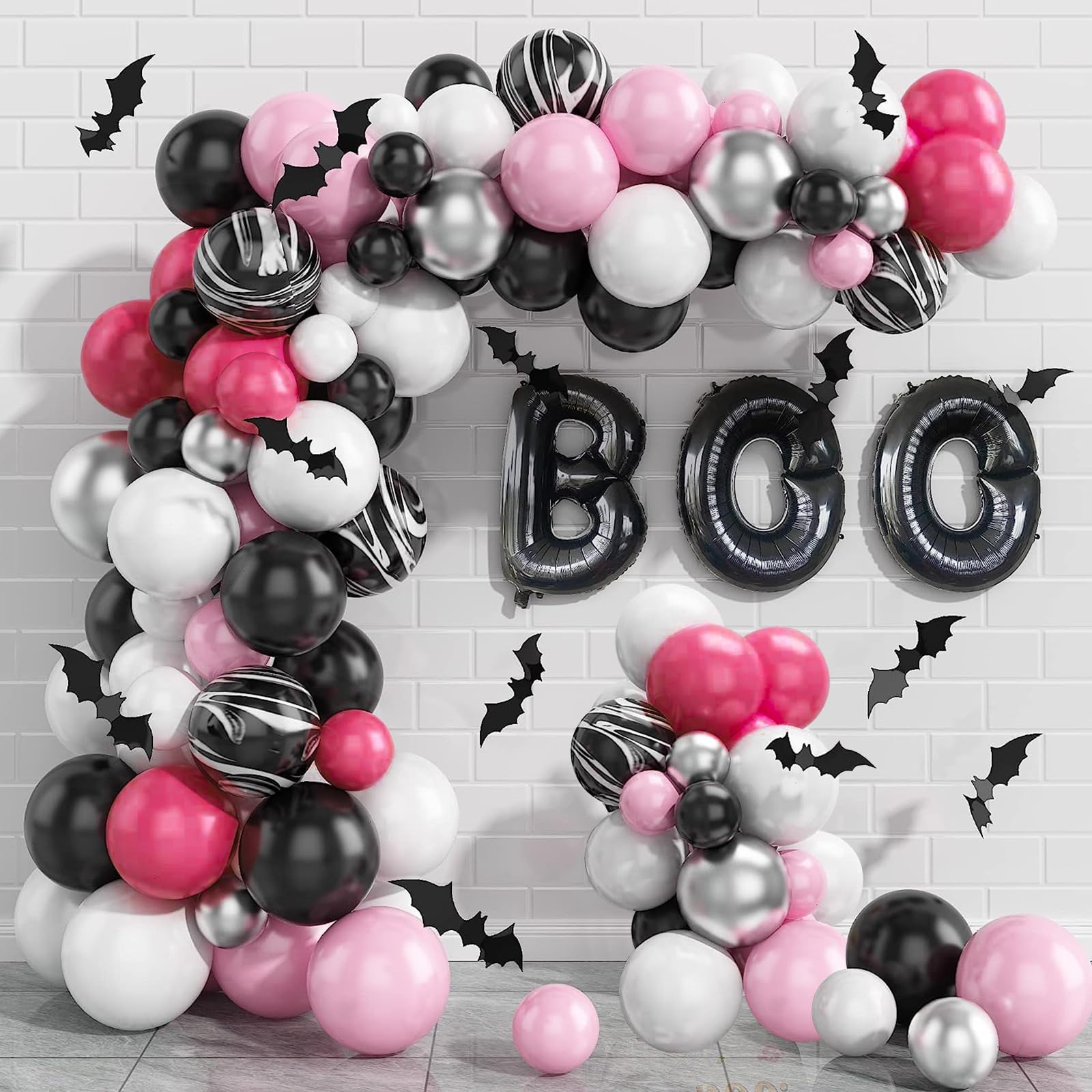 Girly Pink & Black Halloween Party Ideas! cover photo collage