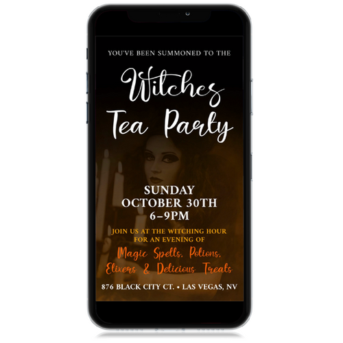 Halloween Witches Tea Party Ideas for all ages! cover photo collage