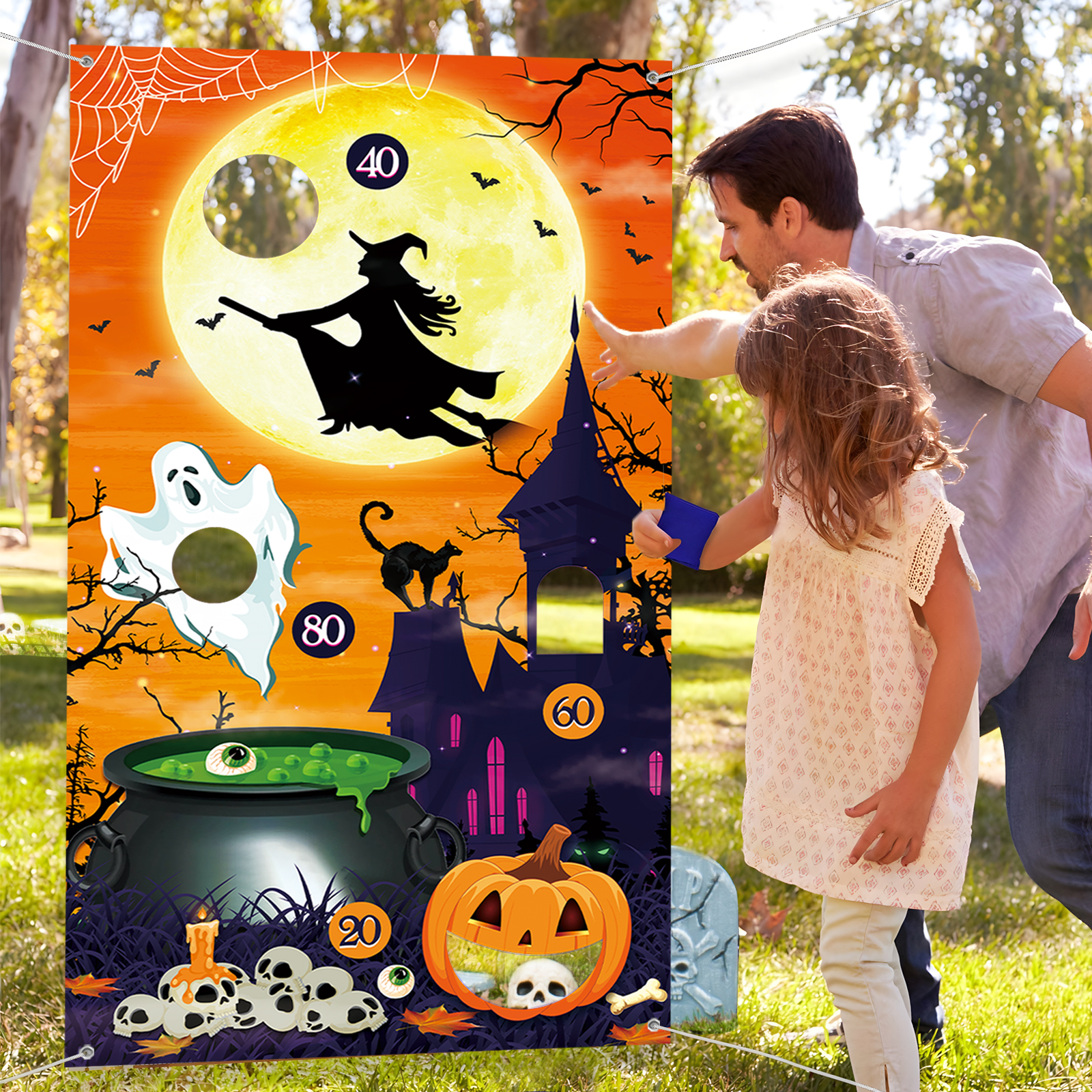Fun Kids Halloween Party Games! cover photo collage