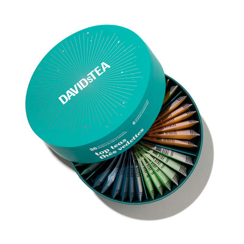 Spilling the ☕️ tea ☕️- DAVIDsTEA best flavours cover photo collage