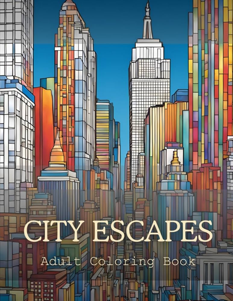 Adult Coloring Books 🖍️🎨 cover photo collage