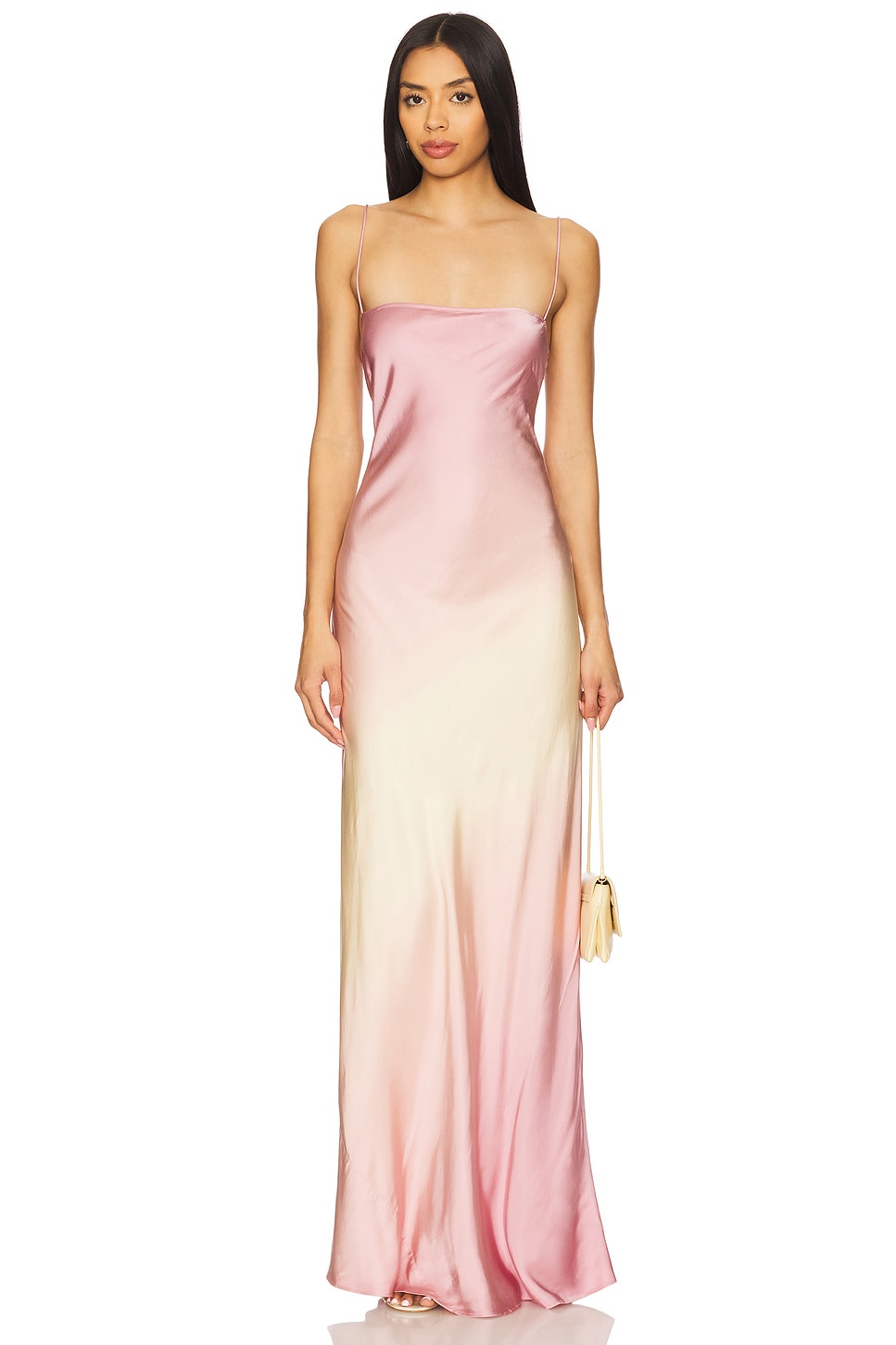chinese dress ladies Tulsia Floral Cape Maxi Dress in Pink