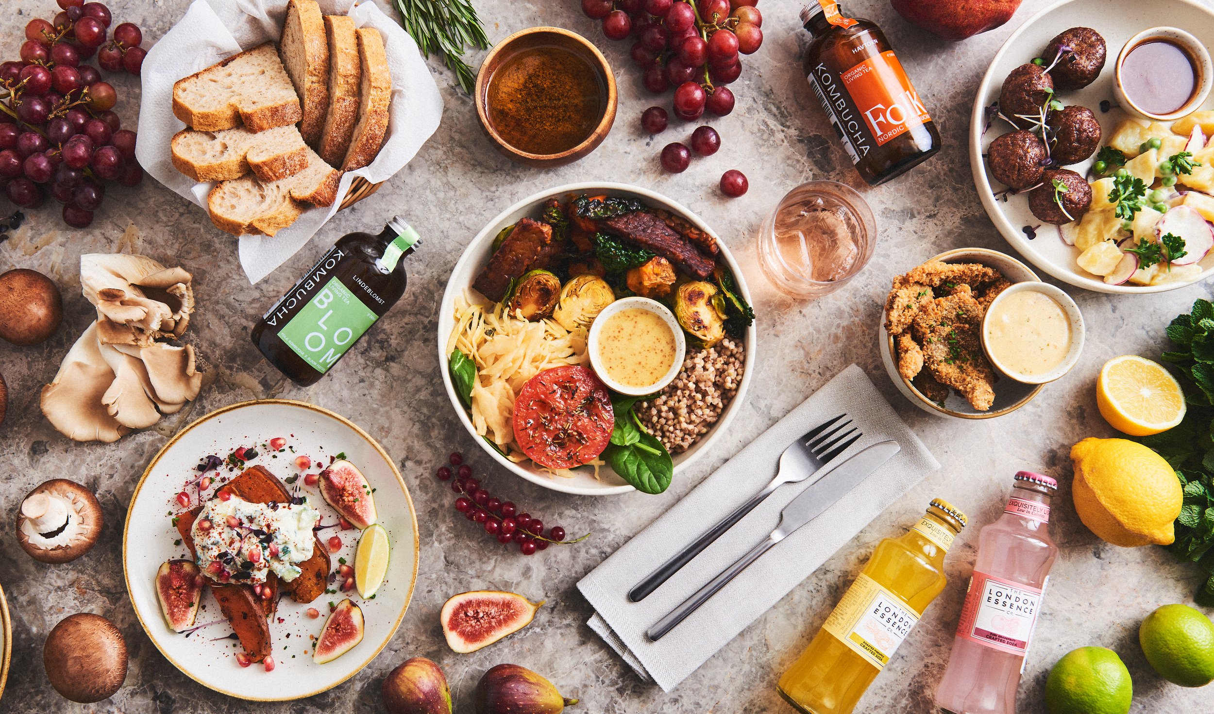 Vegetarian & vegan restaurants in Copenhagen cover photo collage