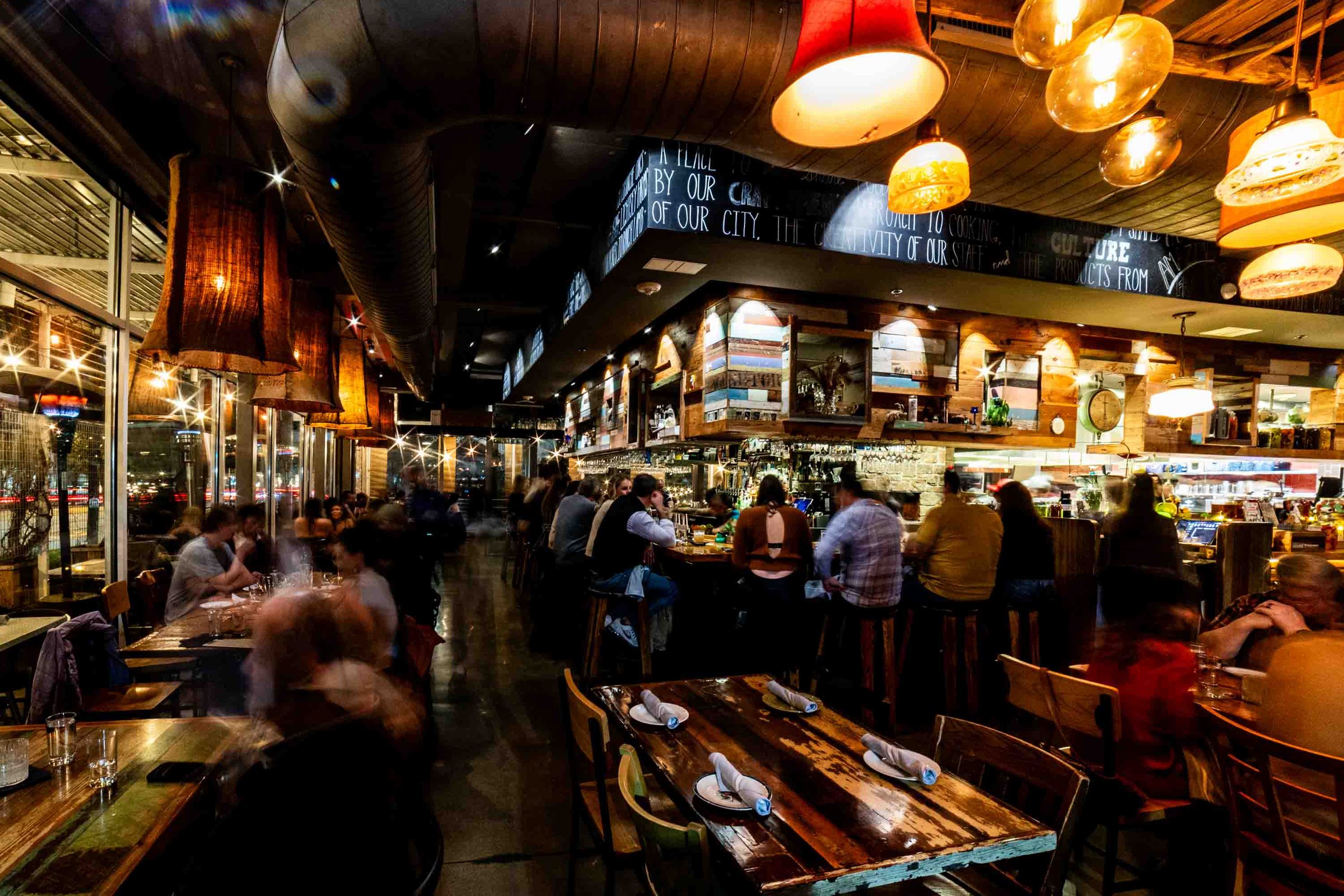 Date night dinner spots in ATX cover photo collage