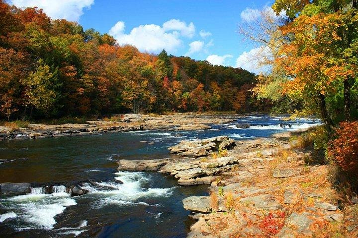 Camping destinations cover photo collage