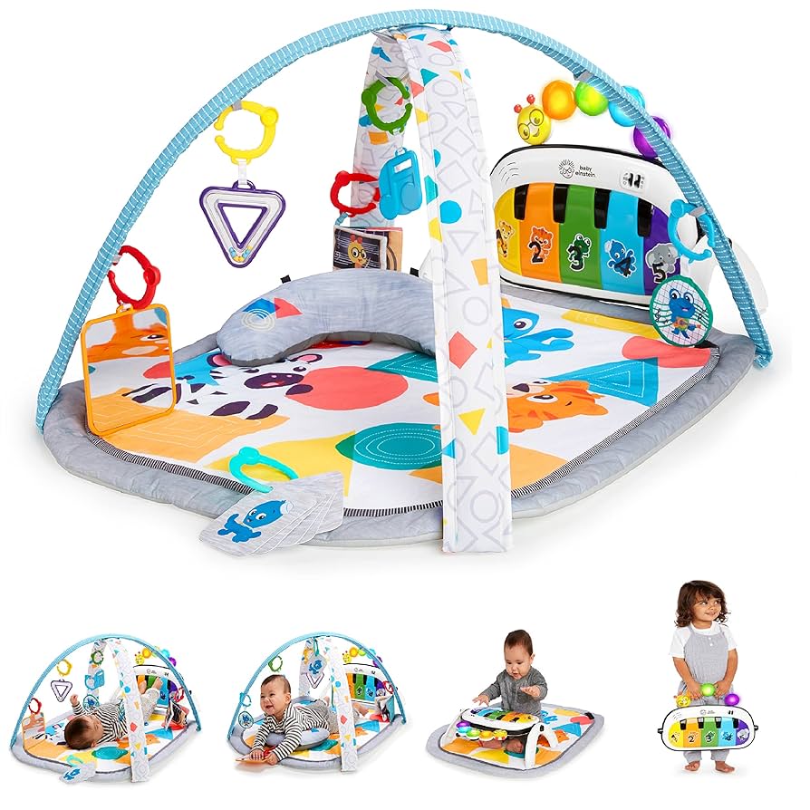 Toys my baby loves at 6 months cover photo collage