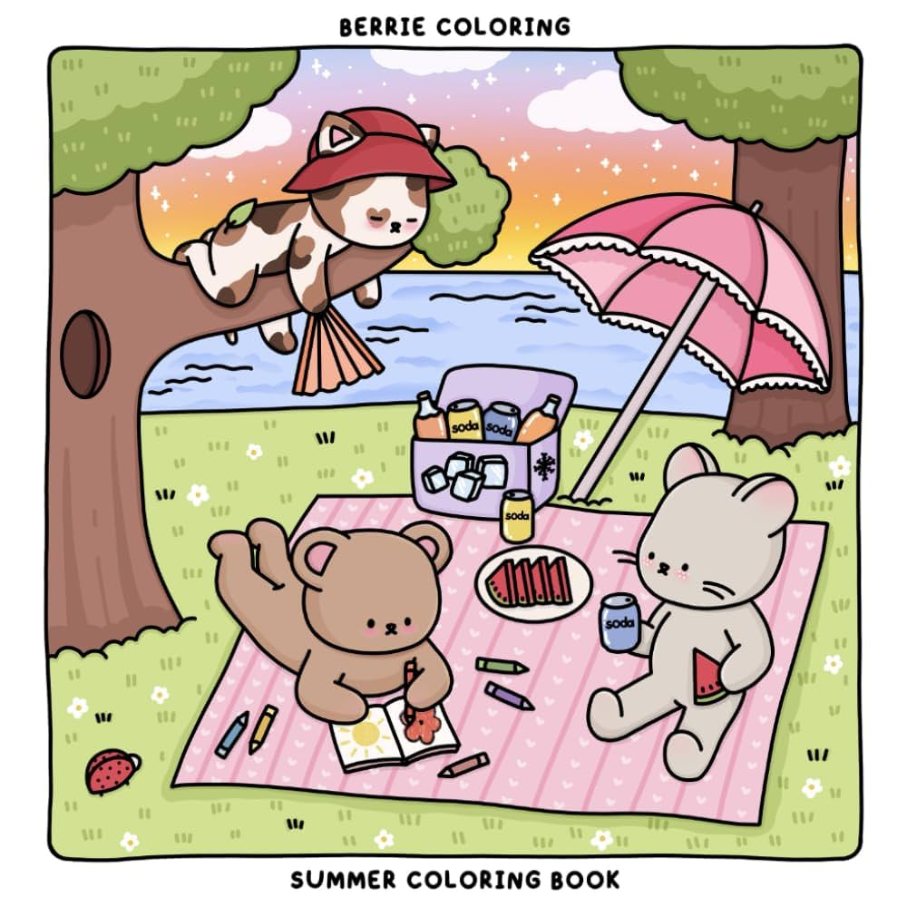 Best coloring books according to ColorTok cover photo collage
