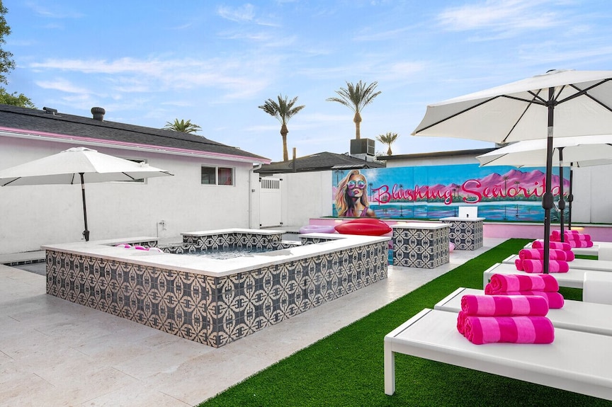 Love Island Inspired Bachelorette Party Essentials 🌴🍸👙🎊📸 cover photo collage