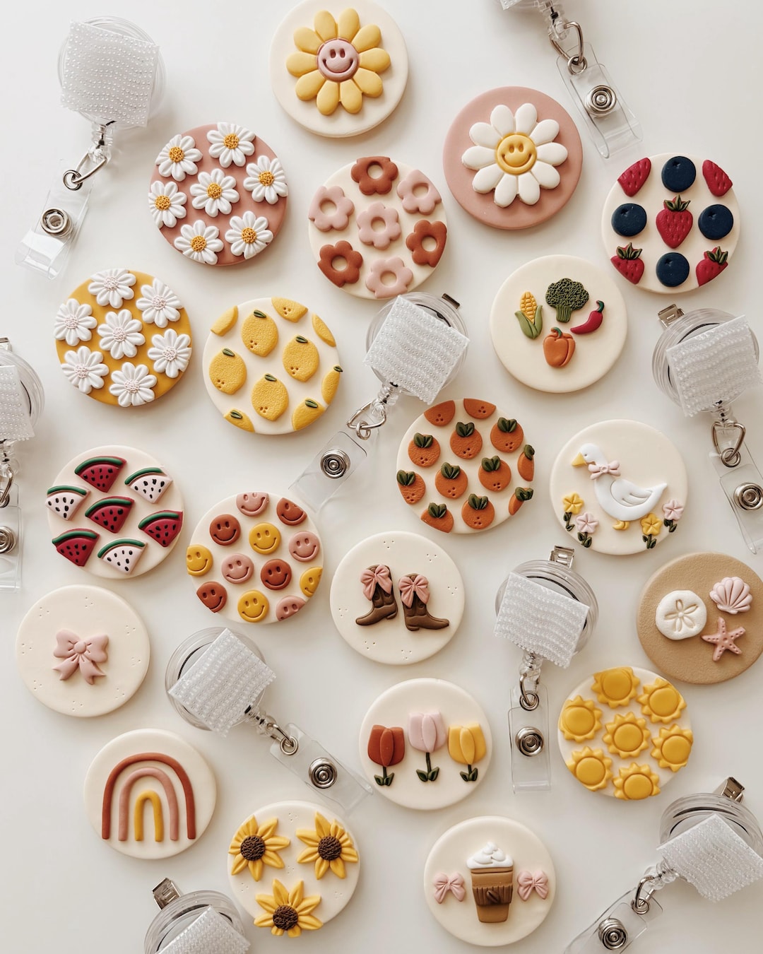 Badge Reels/Lanyards for work cover photo collage