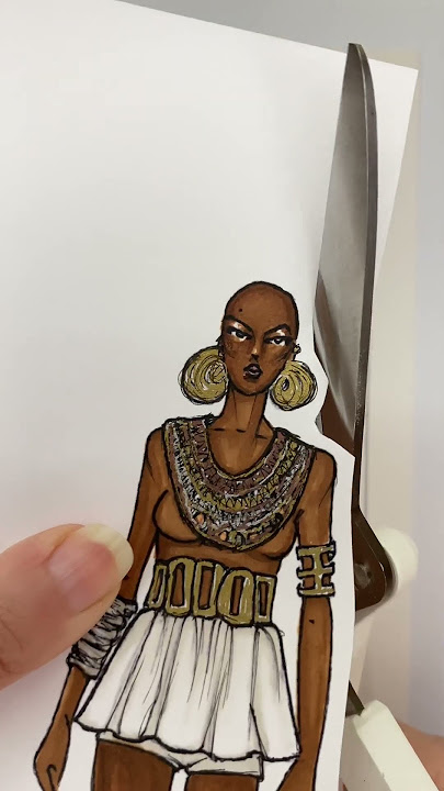 All the Copic Sketch Markers and pens I used to render my Desert Queen PaperDolls | color palette inspo cover photo collage