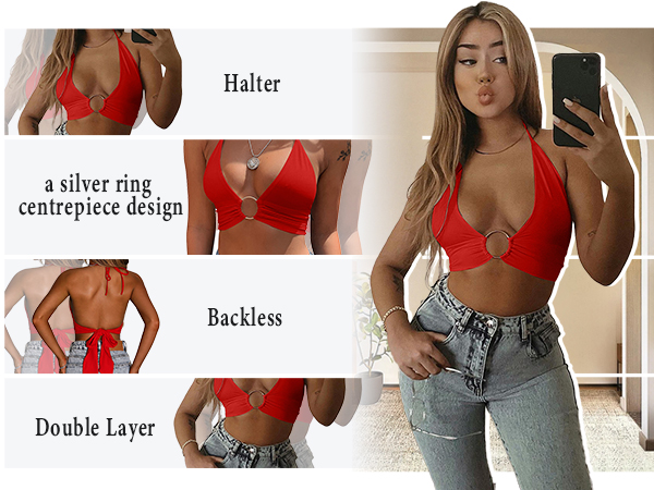 Amazon going out club tops for my college baddies on a budget 😚👌 cover photo collage