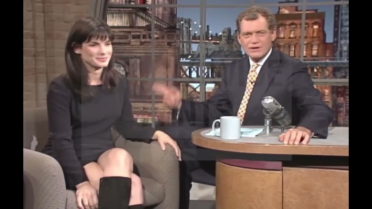 David Letterman Interviewing Female Movie Stars of the 1980s and 1990s cover photo collage