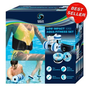 essentials for aquatic fitness cover photo collage