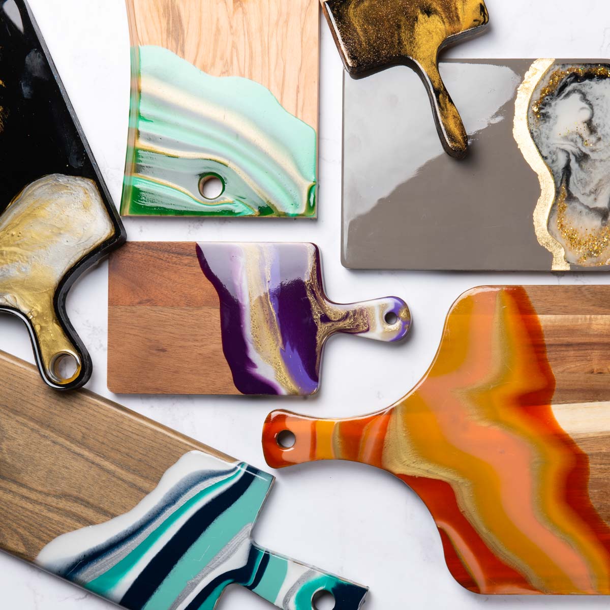 Resin Lover's cover photo collage