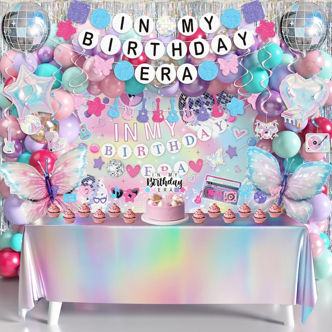 In My Birthday Era - Girls birthday party T-Swift theme! cover photo collage