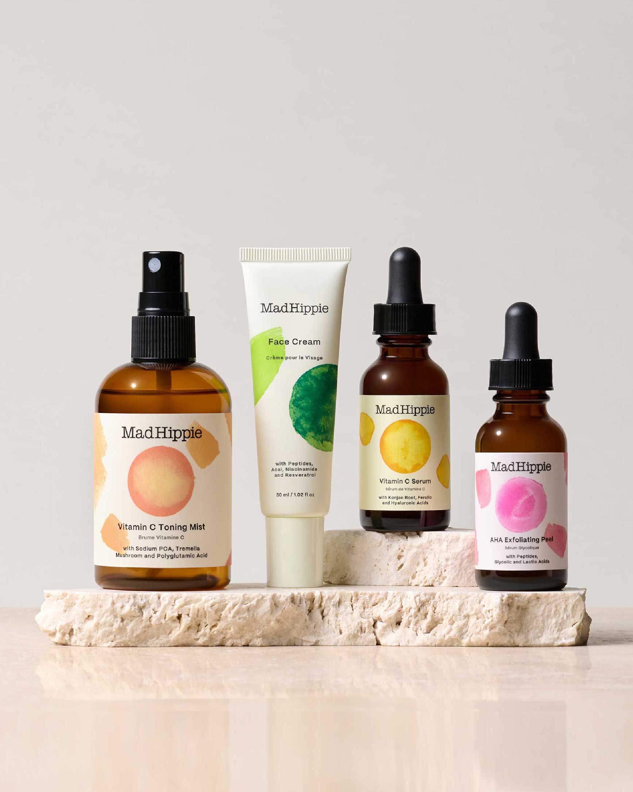 My go-to acne safe skincare! cover photo collage