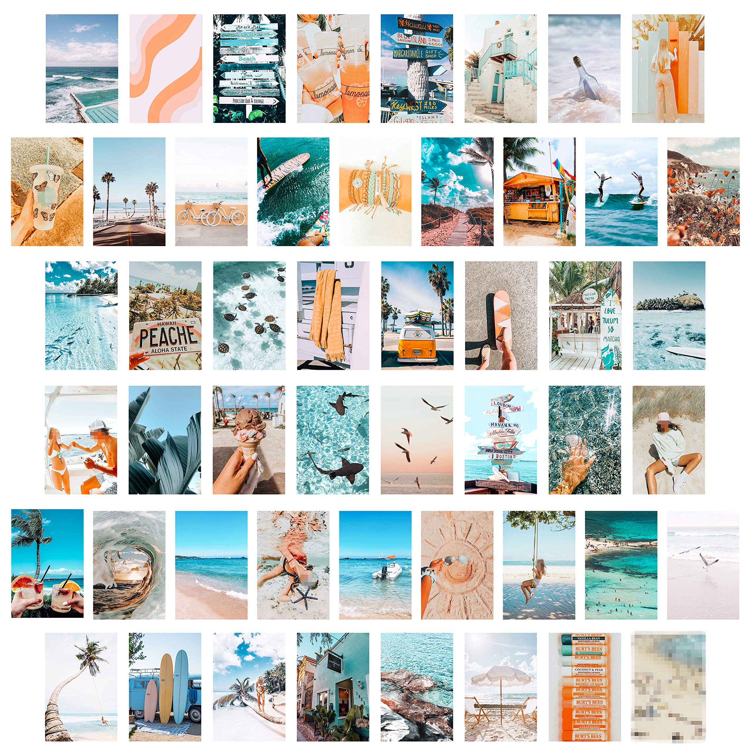 Essentials to creating ‘the beach girl’ bedroom cover photo collage