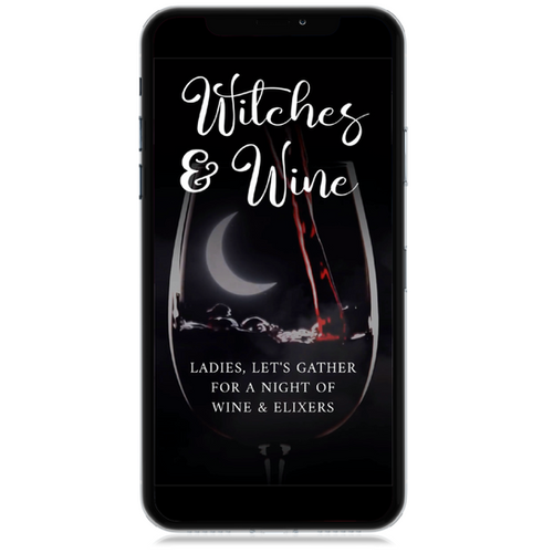 Halloween Witches & Wine Party Ideas! cover photo collage