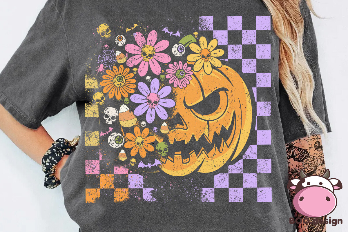 Trendy Halloween Graphic Designs cover photo collage
