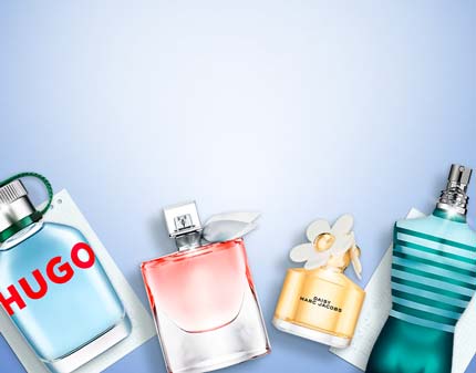 The scent of confidence. cover photo collage