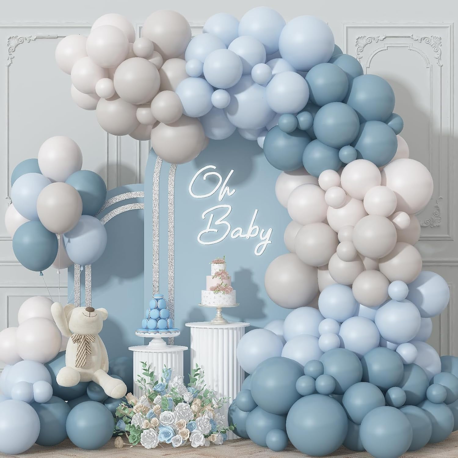 Boy Baby Shower 💙🫐 cover photo collage