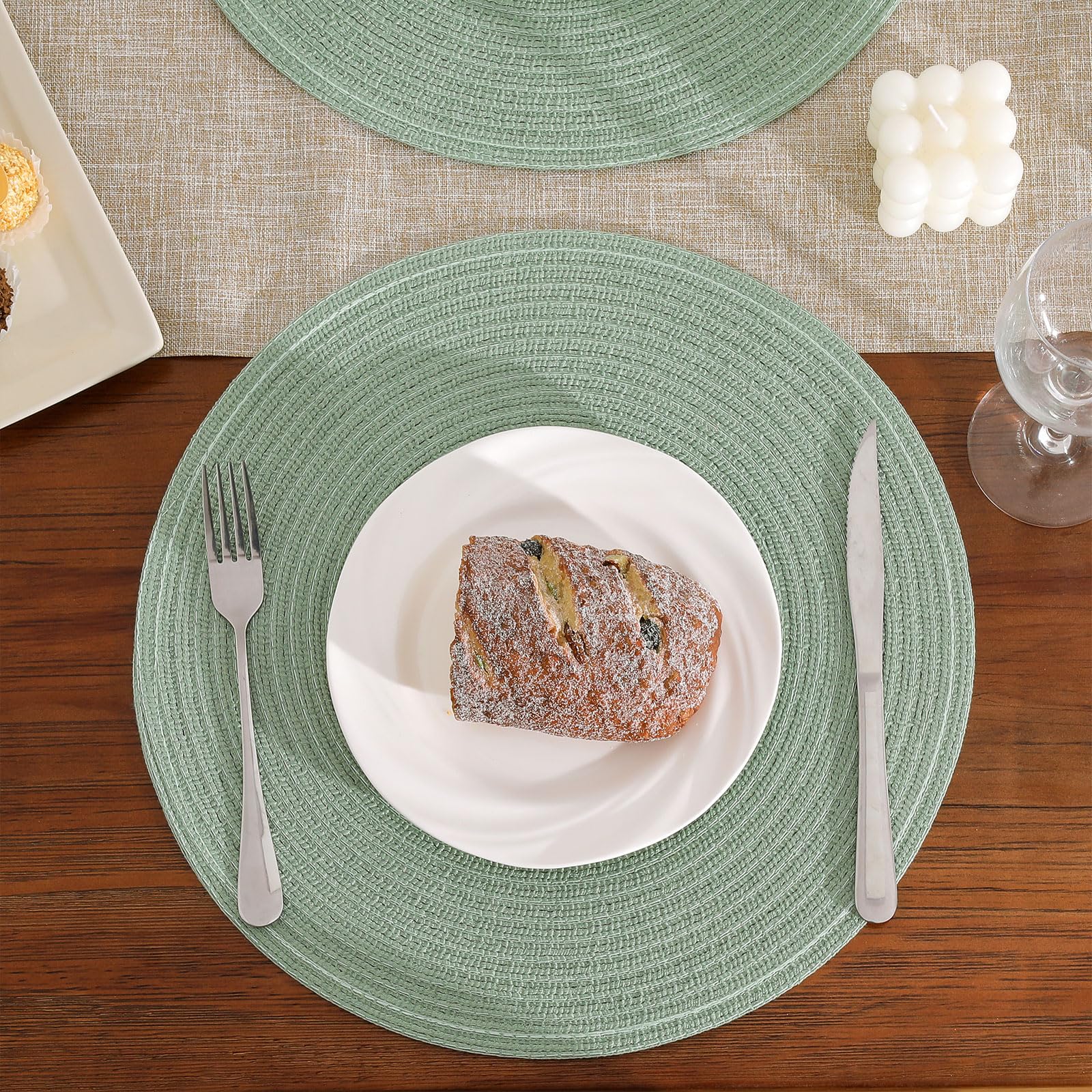 White and Sage themed Minimalist Kitchen cover photo collage