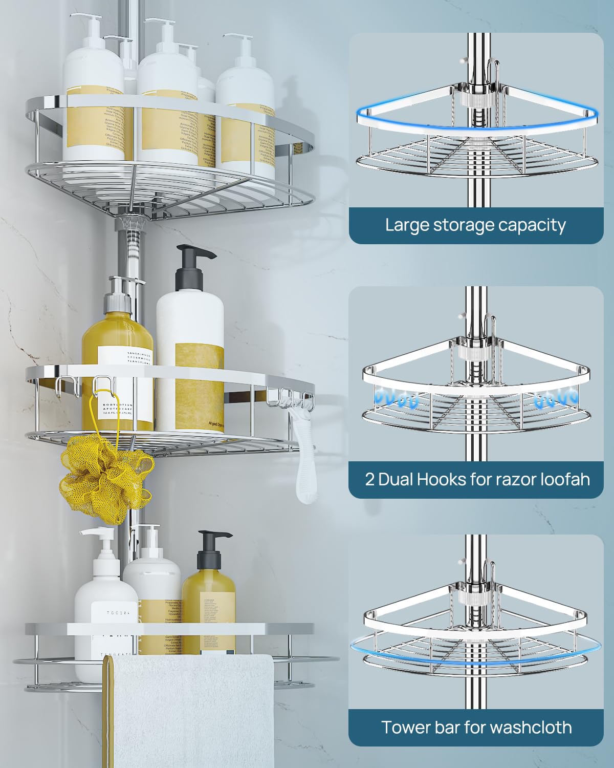 Shower Items cover photo collage