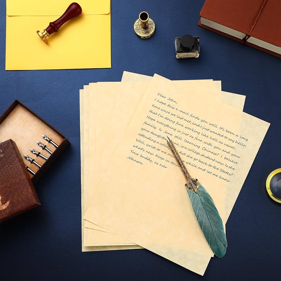 Dark Academia Desk Dreams — aesthetic writing tools and décor cover photo collage