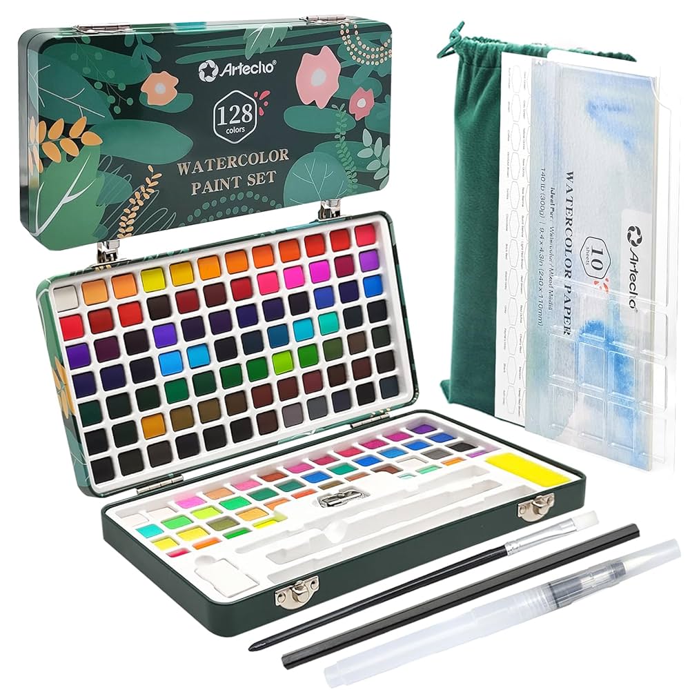 Everything you need to get started with watercolor and mixed media cover photo collage
