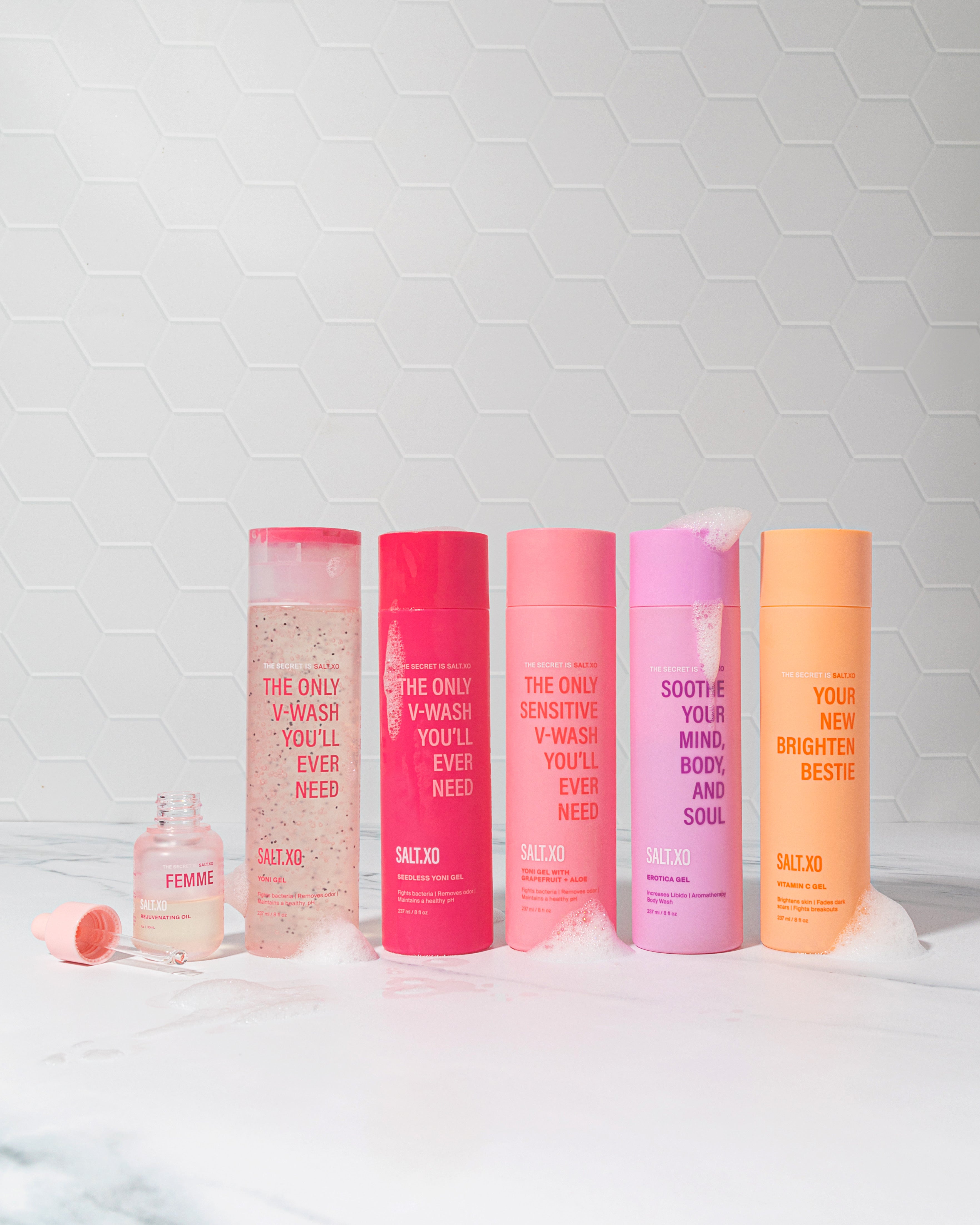 Feminine Carefree products! cover photo collage