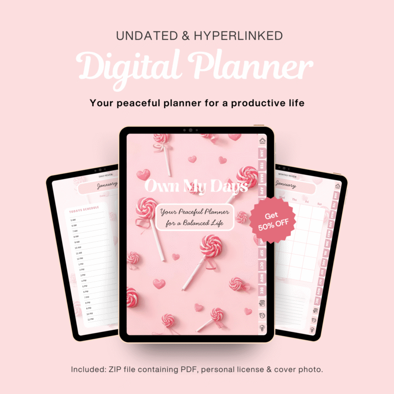 Most Popular Digital Planners - for Goodnotes cover photo collage
